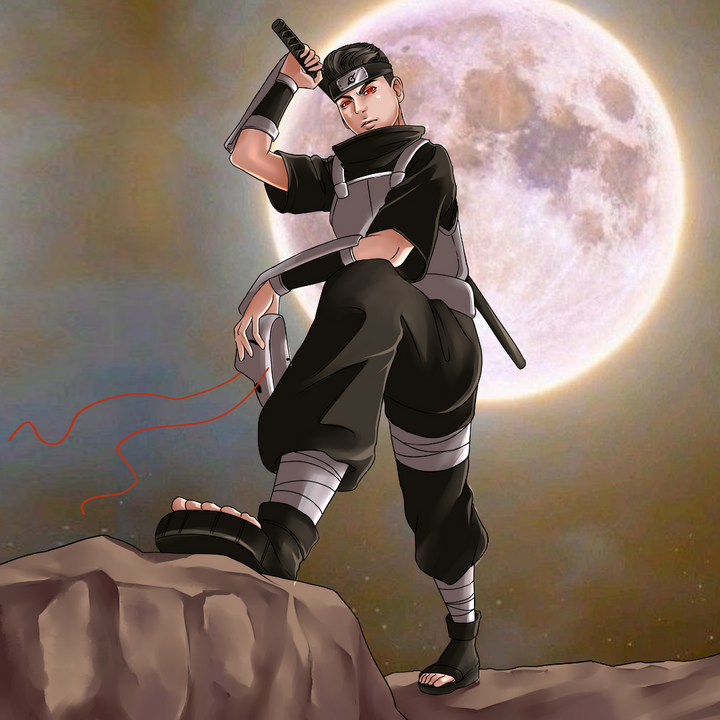 NIGHTMARE IN THE NIGHT - UCHIHA ITACHI CUSTOM PORTRAIT , Itachi, Itachi Custom Drawing, Itachi Uchiha, naruto, Naruto Couple portrait, Naruto Custom Drawing, product:turn-me-ninja