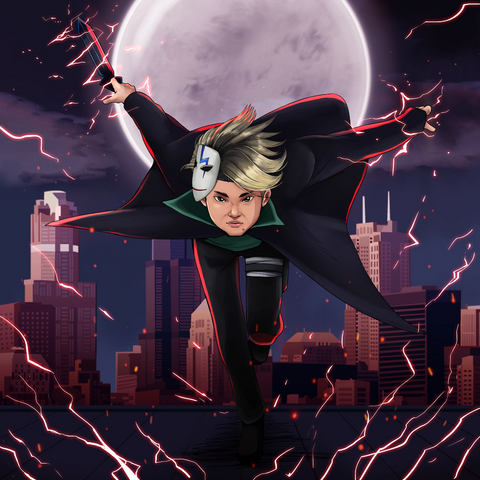 THE NIGHT ASSASSIN - DARKER THAN BLACK CUSTOM DRAWING , Cusotm Drawing, Darker than Black, Hei, other, product:turn-me-other