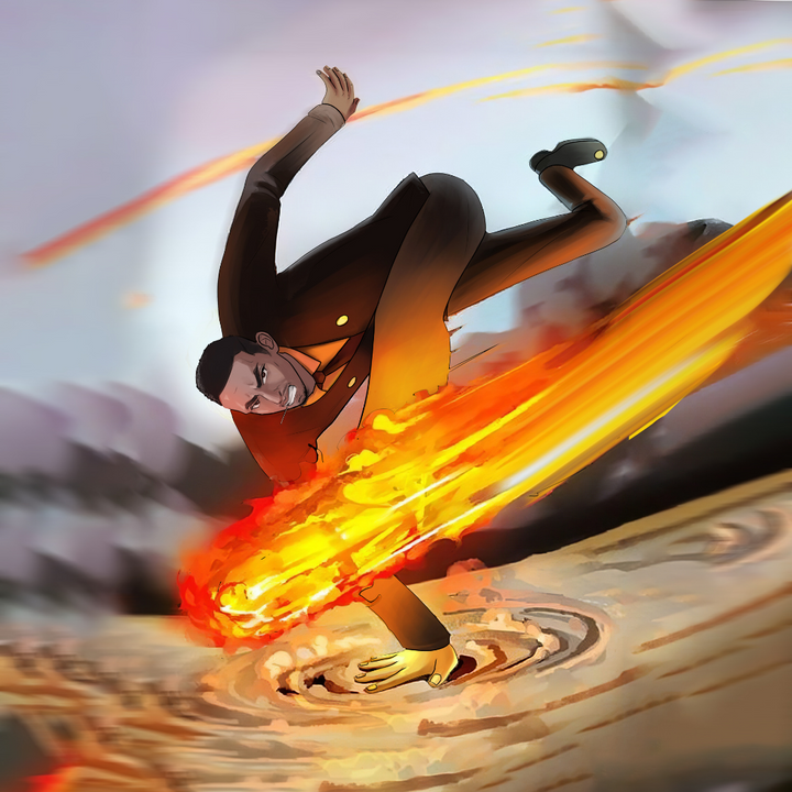 THE BURNING KICK - ONE PIECE CUSTOM DRAWING , One Piece, One Piece Custom Drawing, product:turn-me-pirate, Sanji