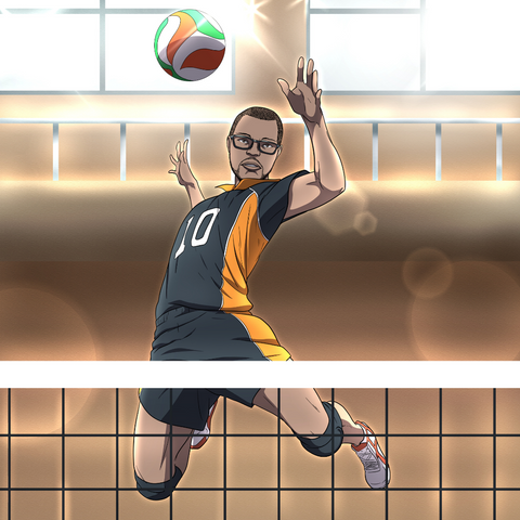 THE BEST STRIKER - HAIKYUU!! CUSTOM DRAWING , Bleach Custom Drawing, Custom Drawing, Haikyuu, other, product:turn-me-other