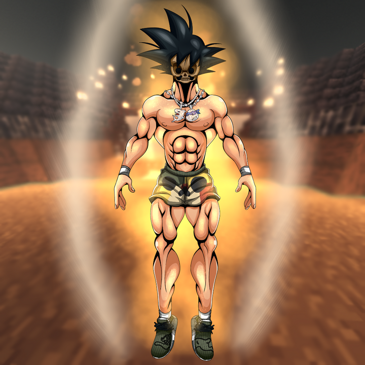 THE ZOMBIE SUPER SAIYAN - DRAGON BALL CUSTOM DRAWING , Dragon Ball, Dragon Ball Custom Drawing, Goku, product:turn-me-saiyan