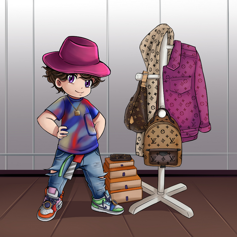 THE RICH ANIME BOY - BOY CUSTOM DRAWING , Custom Drawing, other, product:turn-me-other