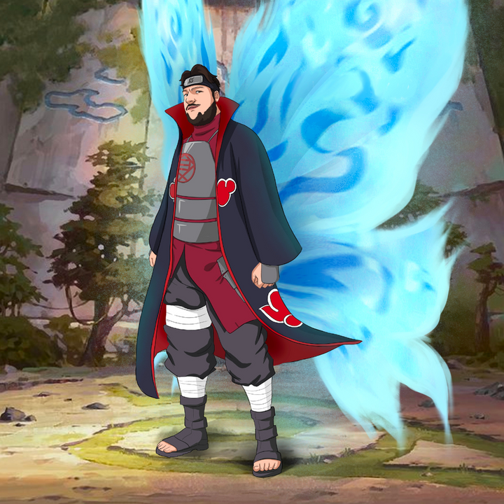 THE NEW AKATSUKI MEMBER - NARUTO CUSTOM DRAWING , Akatsuki, Choji, naruto, Naruto Custom Anime Portrait, Naruto Custom Drawing, product:turn-me-ninja