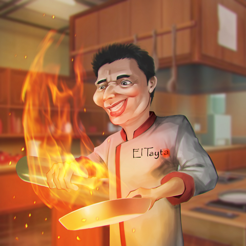 THE NEW MASTER CHIEF - CUSTOM ARTWORK , Custom Artwork, Custom Drawing, product:turn-me-other-gold