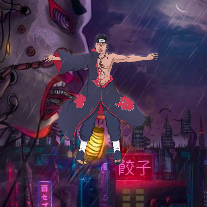 THE POWER OF GOD'S EYES - NARUTO CUSTOM DRAWING , naruto, Naruto Custom Anime Portrait, Naruto Custom Drawing, Pain, Pain Yahiko, product:turn-me-ninja