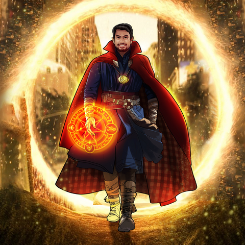 THE MULTIVERSE OF MADNESS - MARVEL COMICS CUSTOM DRAWING , Doctor Strange, Marvel Custom Drawing, Marvel Hero, product:turn-me-marvel-hero