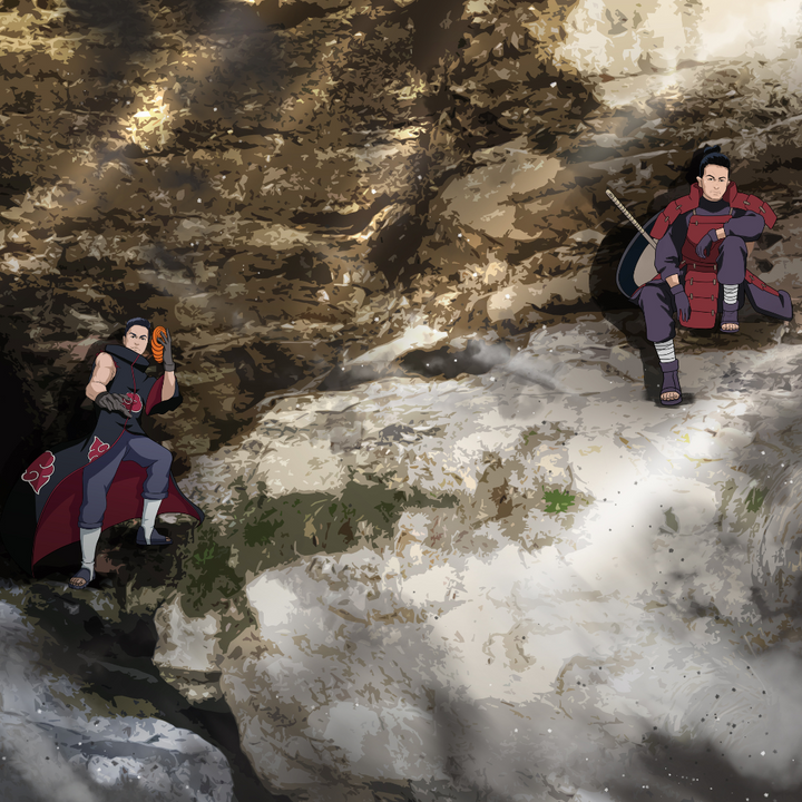 THE LAST UCHIHA MEMBERS - NARUTO CUSTOM DRAWING , Madara, Naruto Custom Anime Portrait, Naruto Custom Drawing, Obito, Obito Uchiha, product:turn-me-ninja