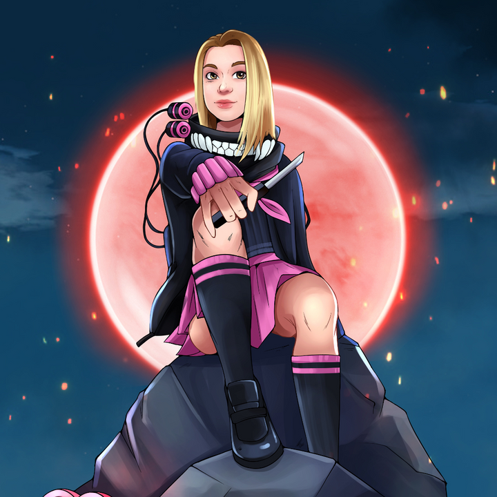 THE CRAZY BUT BEAUTIFUL VILLAIN - MY HERO ACADEMIA CUSTOM DRAWING , My Hero Academia, My Hero Academia Custom Anime Portrait, My Hero Academia Custom Drawing, product:turn-me-hero