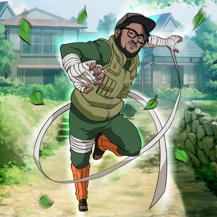 THE GREEN WILD BEAST - NARUTO CUSTOM DRAWING , naruto, Naruto Custom Drawing, product:turn-me-ninja, Rock Lee