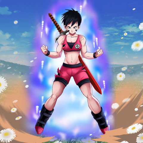 THE NEW SUPER SAIYAN GIRL - DRAGON BALL CUSTOM DRAWING , Dragon Ball, Dragon Ball Custom Drawing, Dragon Ball Super, product:turn-me-saiyan, Videl