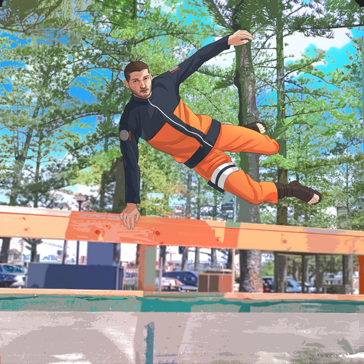 THE NINJA STREET DANCE - NARUTO CUSTOM DRAWING , naruto, Naruto Custom Drawing, Naruto Uzumaki, ninja, product:turn-me-ninja