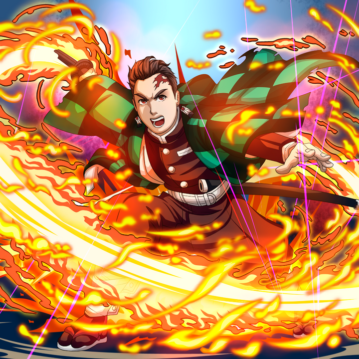 UNLOCK THE NEW BREATHING - DEMON SLAYER CUSTOM DRAWING , Demon Slayer, Demon Slayer Custom Drawing, product:turn-me-demon-slayer, Tanjiro