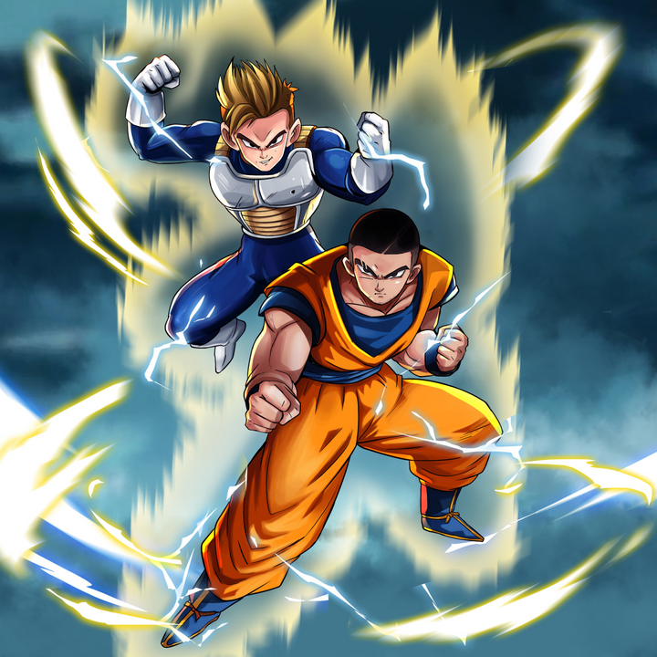 THE STRONGEST SAIYAN DUO - DRAGON BALL CUSTOM DRAWING , Dragon Ball, Dragon Ball Custom Drawing, Goku, product:turn-me-saiyan, Super Saiyan, Vegeta