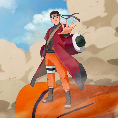 THE BIG COMEBACK - NARUTO CUSTOM DRAWING , naruto, Naruto Custom Anime Portrait, Naruto Custom Drawing, product:turn-me-ninja, Uzumaki Naruto