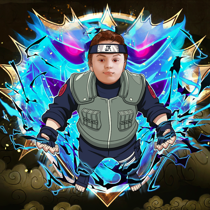 THE BABY KAKASHI - NARUTO CUSTOM DRAWING , Hatake Kakashi, Kakashi, naruto, Naruto Custom Anime Portrait, Naruto Custom Drawing, product:turn-me-ninja