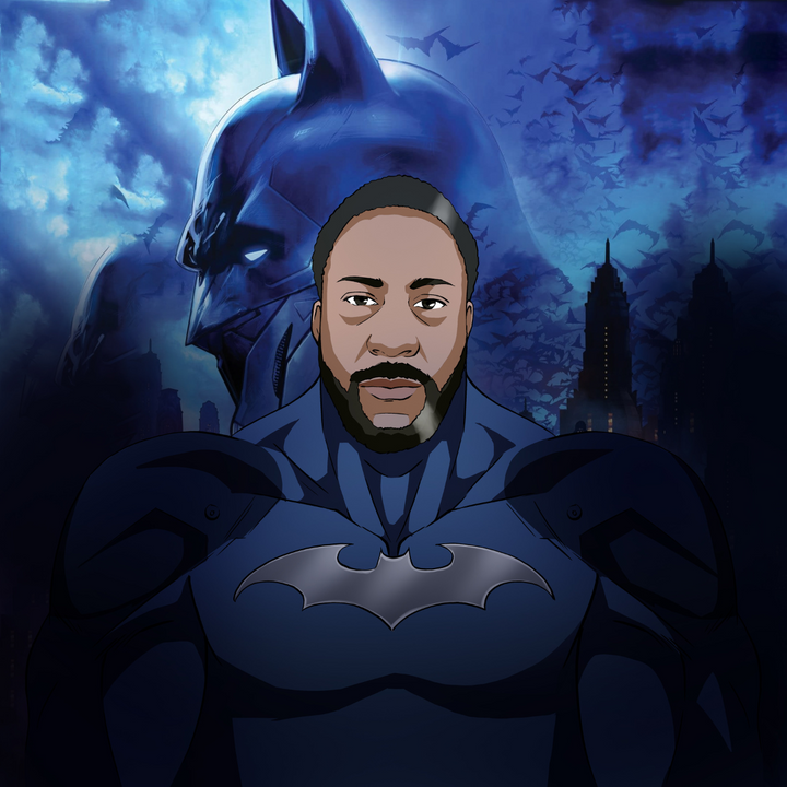 THE OLD BAT FROM GOTHAM - BATMAN CUSTOM DRAWING , Batman, DC hero, DC Universe, product:turn-me-dc-hero