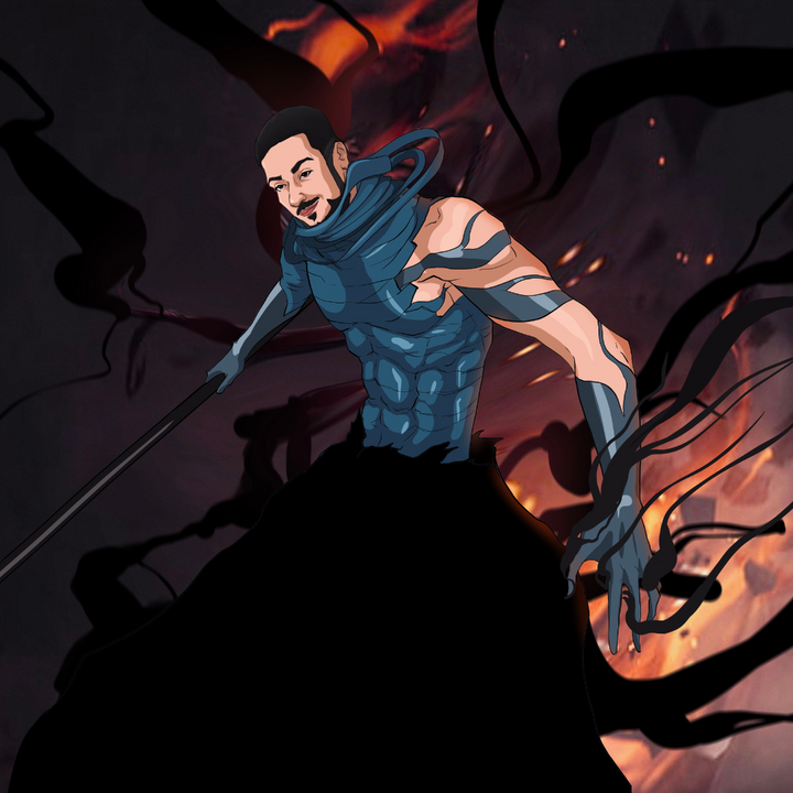 THE POWER FROM DARKNESS - BLEACH CUSTOM DRAWING , Bleach, Bleach Custom Drawing, Ichigo, product:turn-me-bleach