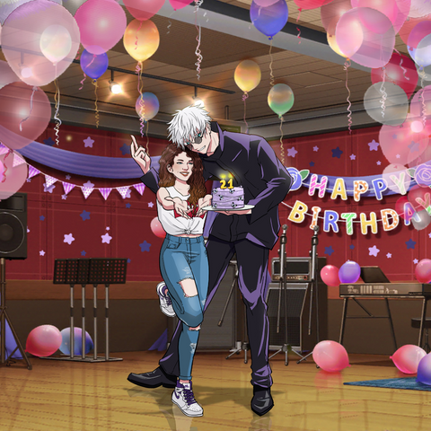 THE BEST BIRTHDAY GIFT - JUJUTSU KAISEN CUSTOM DRAWING , Gojo Satoru, JJK, Jujutsu Kaisen, product:turn-me-other