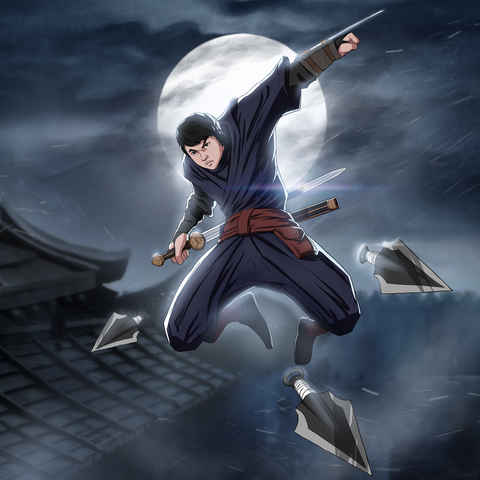 THE NEW NINJA'S GENERATION - BOY CUSTOM DRAWING , Custom Artwork, Custom Drawing, ninja, product:turn-me-ninja