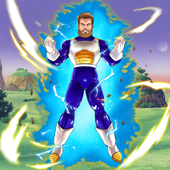 THE NEW SUPER SAIYAN FORM - DRAGON BALL CUSTOM DRAWING , Dragon Ball, Dragon Ball Couple Custom Drawing, Dragon Ball Custom Anime Portrait, Dragon Ball Super, product:turn-me-saiyan, Vegeta