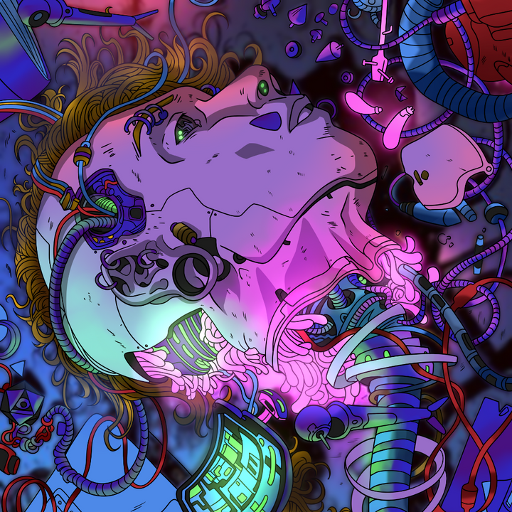 THE BROKEN ROBOT - CUSTOM ARTWORK , Custom Artwork, product:turn-me-other-premium