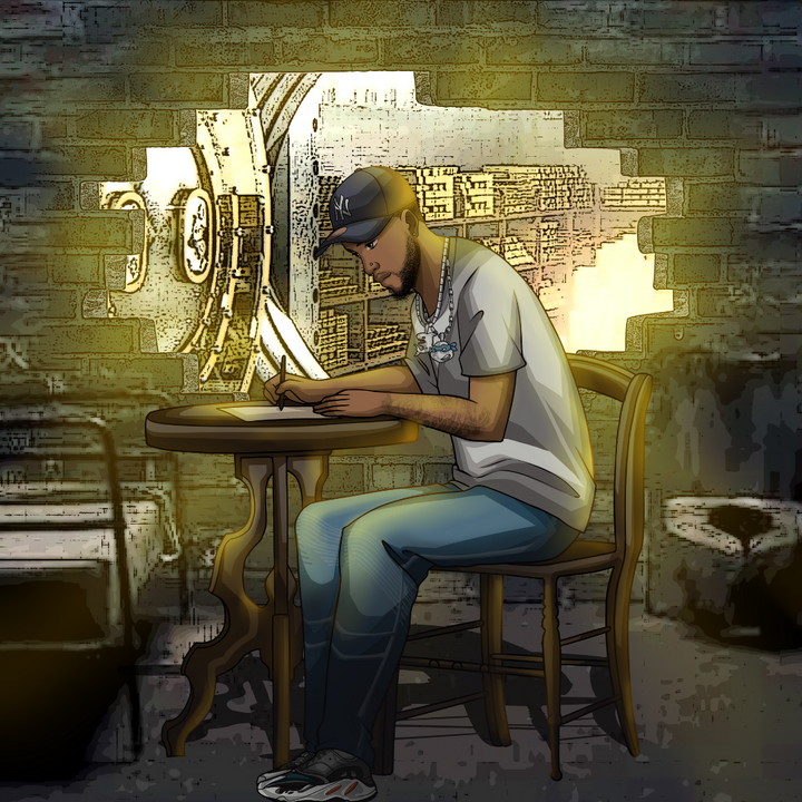 THE POWER OF KNOWLEDGE - BOY CUSTOM DRAWING , Boy Drawing, Custom Drawing, product:turn-me-other