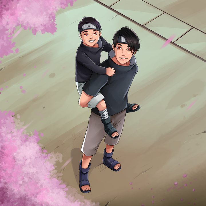 THE BEST UCHIHA BROTHERS - NARUTO CUSTOM DRAWING , Itachi, Itachi Uchiha, naruto, Naruto Custom Drawing, product:turn-me-ninja-premium, Sasuke, Sasuke Uchiha