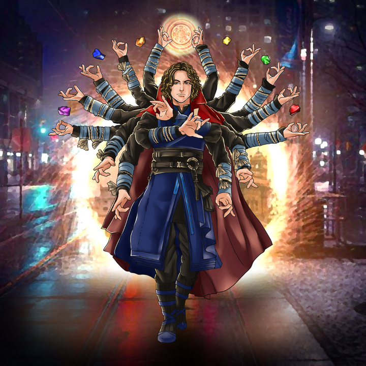 MULTIVERSE OF MADNESS - DOCTOR STRANGE CUSTOM PORTRAIT , Doctor Strange, Marvel Custom Drawing, Marvel Hero, product:turn-me-marvel-hero