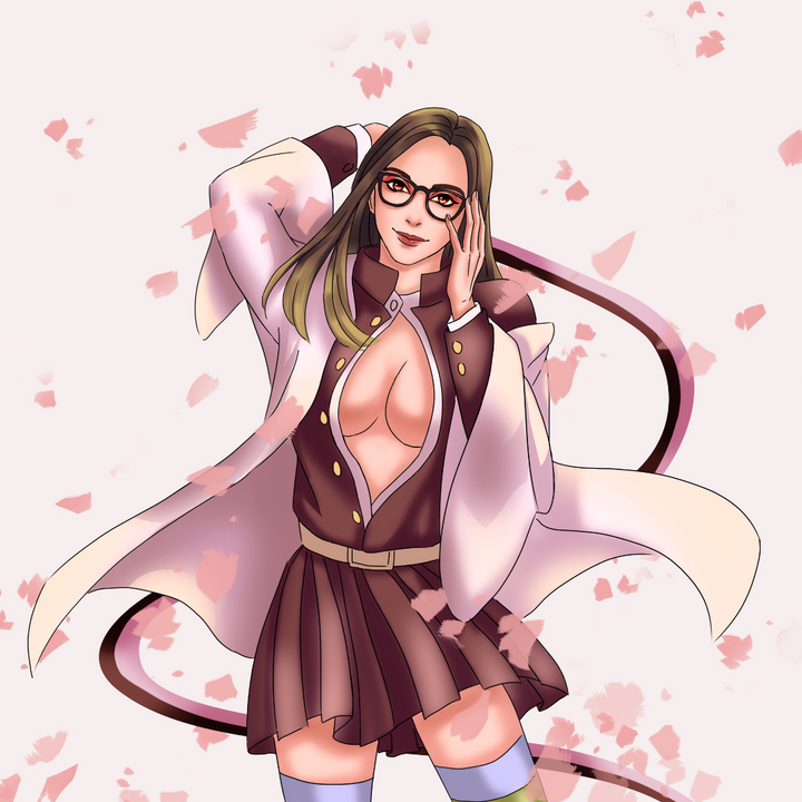 BEAUTIFUL AND STRONG - DEMON SLAYER CUSTOM DRAWING , Demon Slayer, Demon Slayer Custom Drawing, Mitsuri, product:turn-me-demon-slayer