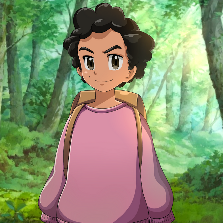 A YOUNG POKEMON TRAINER - POKEMON CUSTOM DRAWING , Pokemon, Pokemon Custom Drawing, Pokemon trainer, product:turn-me-other