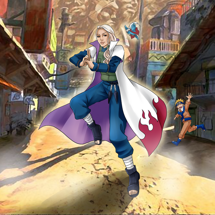 THE NEW HOKAGE OF KONOHA - NARUTO CUSTOM DRAWING , Minato, naruto, Naruto Custom Anime Portrait, Naruto Custom Drawing, product:turn-me-ninja