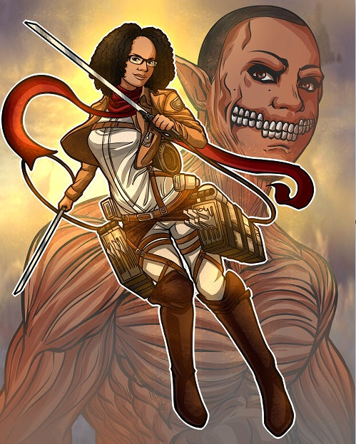 Reservoirs of Strength , Attack on Titan, Mikasa Ackerman, product:turn-me-other, Reservoirs of Strength, Titan