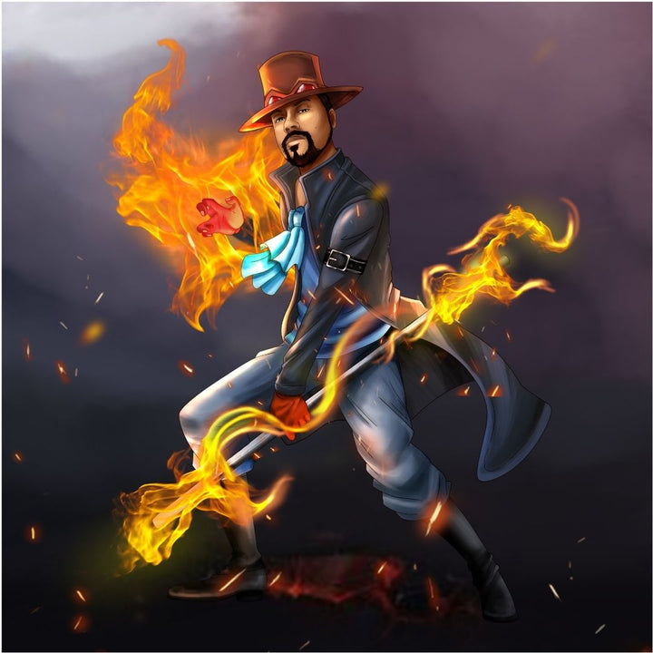 UNBROKENABLE BOND - ONE PIECE CUSTOM ARTWORK , One Piece, One Piece Custom Anime Portrait, One Piece Customized Portrait, product:turn-me-pirate, Sabo