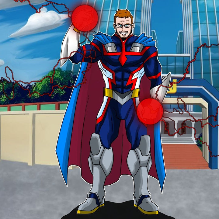 THE MOST FRAGILE - ALMIGHTY CUSTOM ARTWORK , Almighty, MHA, My Hero Academia, My Hero Academia Cartoon Illustration, product:turn-me-hero