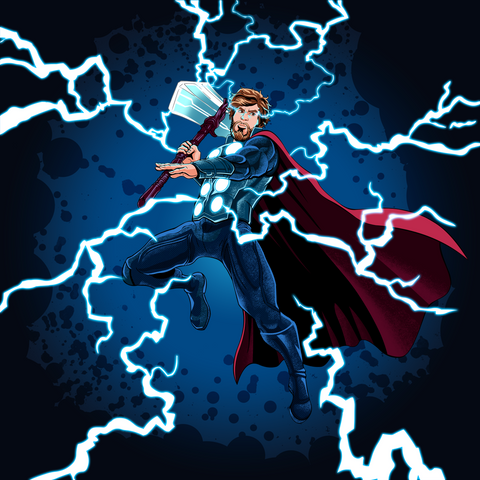 The God of Thunder , Marvel Hero, Marvel Universe, product:turn-me-marvel-hero, The God of Thunder, Thor