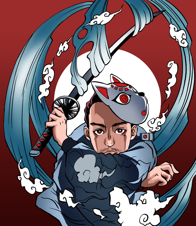 Thinking - Demon Slayer Custom Anime Portrait , Demon Slayer, Kimetsu no Yaiba, product:turn-me-demon-slayer, Tanjiro