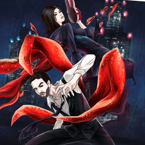 Don't Believe - Tokyo Ghoul Couple Custom Drawing , Don't Believe, Kaneki, product:turn-me-other, Tokyo Ghoul, Tokyo Ghoul Couple Custom Drawing, Touka