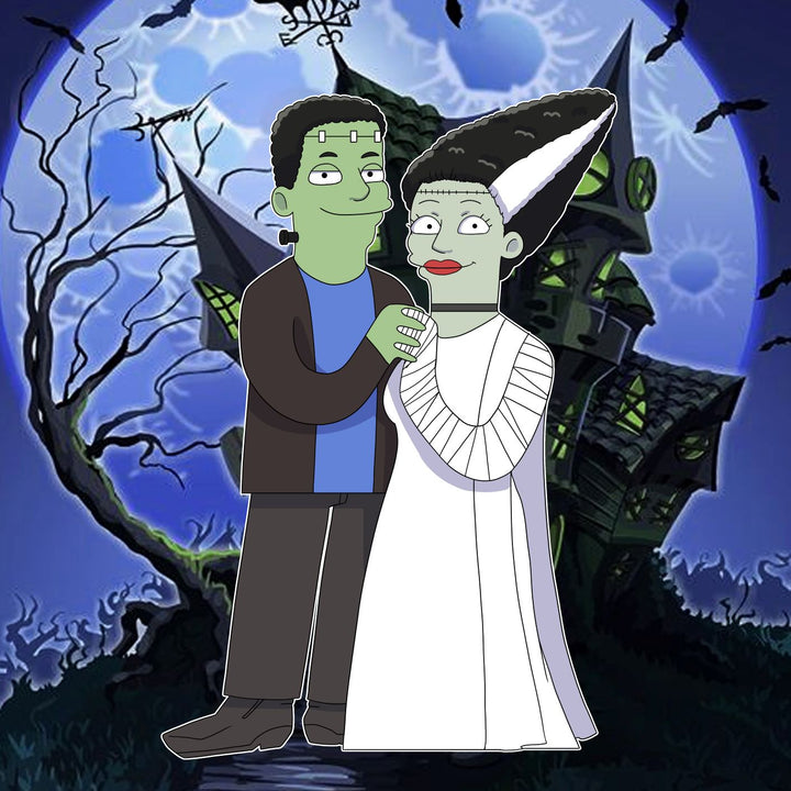 Halloween Wedding , Halloween, Halloween Wedding, product:turn-me-yellow, Simpson