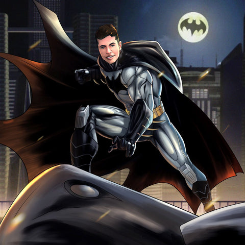 Let's Go Next - DC Custom Anime Portrait , Batman, DC Custom Anime Portrait, DC hero, DC Universe, Let's Go Next, product:turn-me-dc-hero