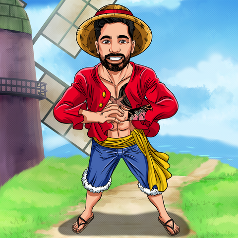 Taking Risks - One Piece Art From Photos , Luffy, One Piece, One Piece Art From Photos, product:turn-me-pirate, Taking Risks