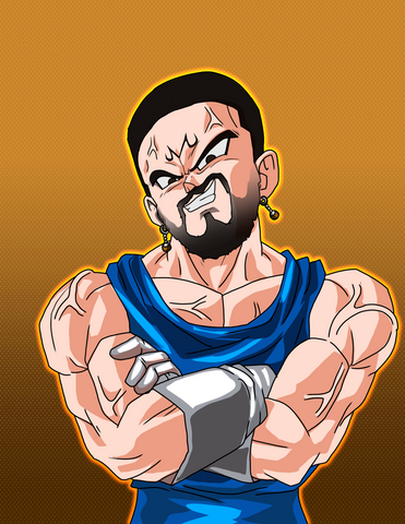 Kind Of Twisted - Dragon Ball Personalized Digital Portraits , Dragon Ball, Dragon Ball Personalized Digital Portraits, Kind Of Twisted, Majin Vegeta, product:turn-me-saiyan