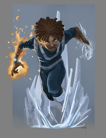 Taking Down - My Hero Academia Custom Drawing , Hero, My Hero Academia, My Hero Academia Custom Drawing, product:turn-me-hero, Taking Down, Todoroki