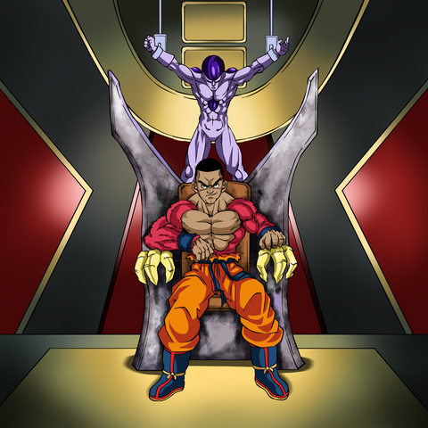 A King - Dragon Ball Art From Photo , A King, Dragon Ball, Dragon Ball Art From Photo, Goku SS4, product:turn-me-saiyan