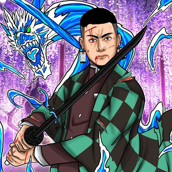 The Story Of My Life - Kimetsu no Yaiba Custom Drawing , Demon Slayer, Kimetsu no Yaiba Custom Drawing, product:turn-me-demon-slayer, Tanjiro, The Story Of My Life