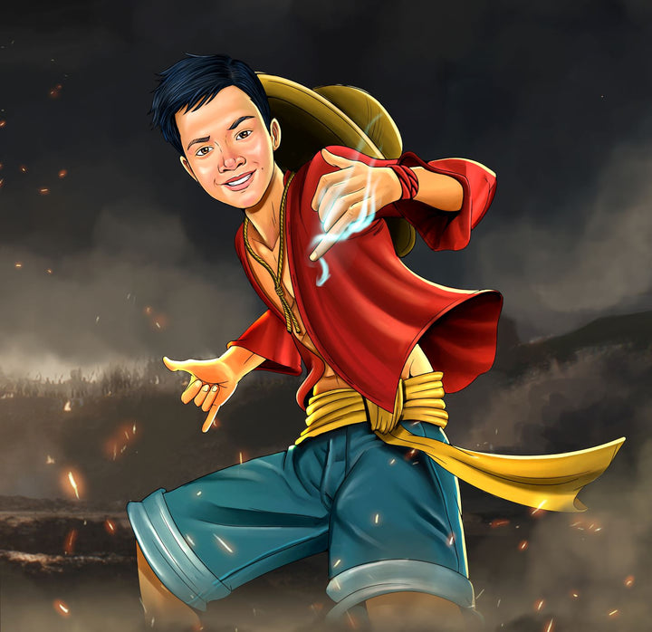 No Matter What - One Piece Custom Drawing , Luffy, No Matter What, One Piece, One Piece Custom Drawing, product:turn-me-pirate