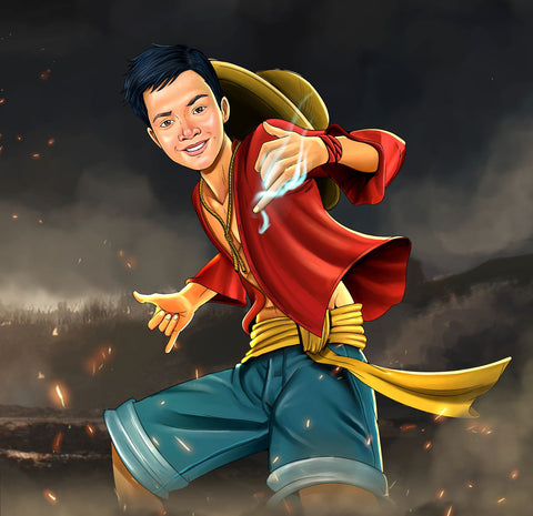 No Matter What - One Piece Custom Drawing , Luffy, No Matter What, One Piece, One Piece Custom Drawing, product:turn-me-pirate