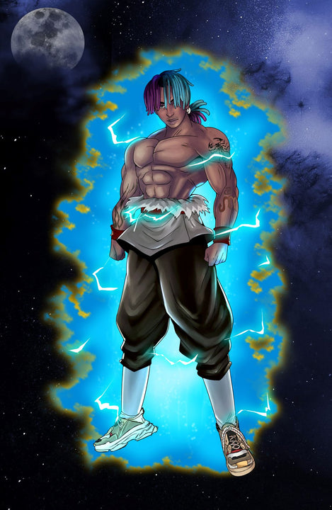 Everything - Dragon Ball Personalized Digital Portraits , Dragon Ball, Dragon Ball Personalized Digital Portraits, Everything, Goku, product:turn-me-saiyan