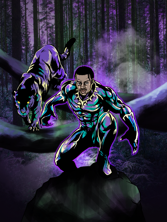 Fight for All , Black Panther, Fight for All, Marvel Hero, product:turn-me-marvel-hero