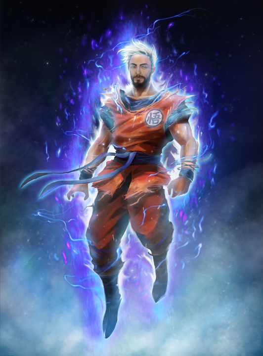 Need for Power - Dragon Ball Art From Photo , Dragon Ball, Dragon Ball Art From Photo, Goku, Need for Power, product:turn-me-saiyan-gold