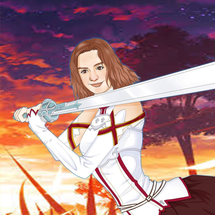 Swordsman of Water , Asuna, product:turn-me-sao, Sao, Sword Art Online, swordsman, Swordsman of Water